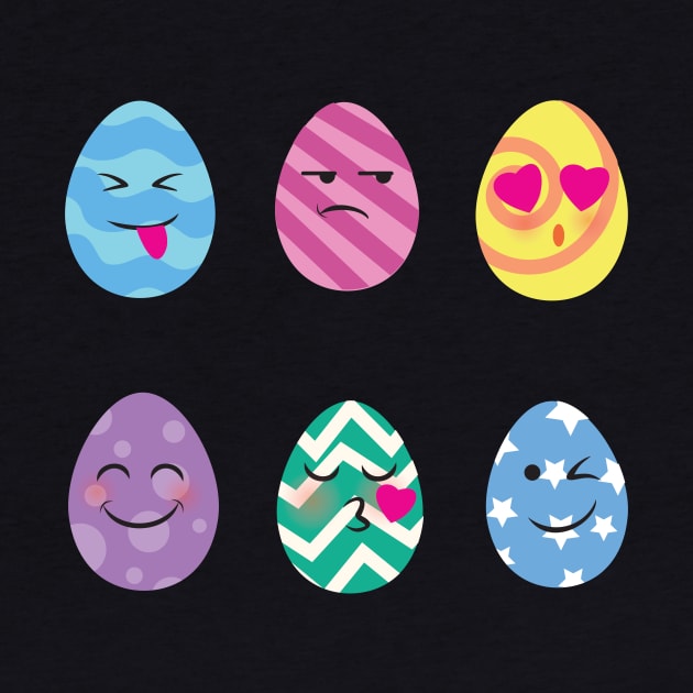 Funny Easter Egg Emoticons Easter Egg Hunt by BUBLTEES